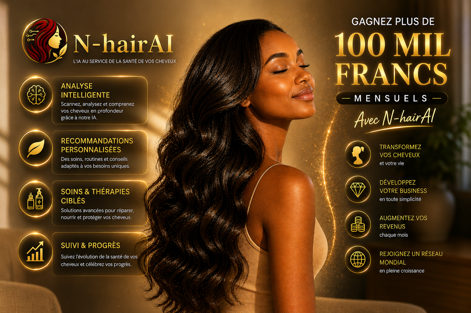 N-hairAI — L'IA au service de la santé de vos cheveux.