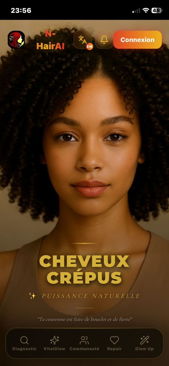 Hero — 4 types de cheveux