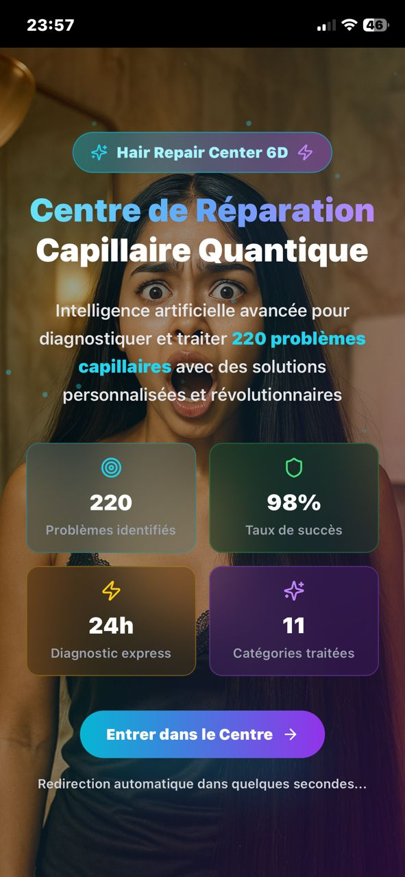 Protocole Hair Repair dans l'application N-hairAI